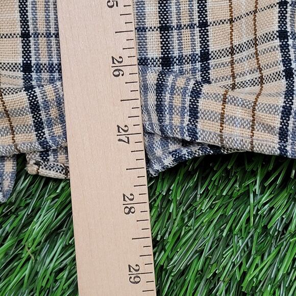 Vintage 90s Arrow Western Button Shirt Medium 21x28 Plaid - Picture 12 of 12